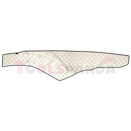 Dashboard mat (wide cabin 250 cm) champagne, ECO-leather, ECO-LEATHER MERCEDES ACTROS MP4 / MP5 07.11-