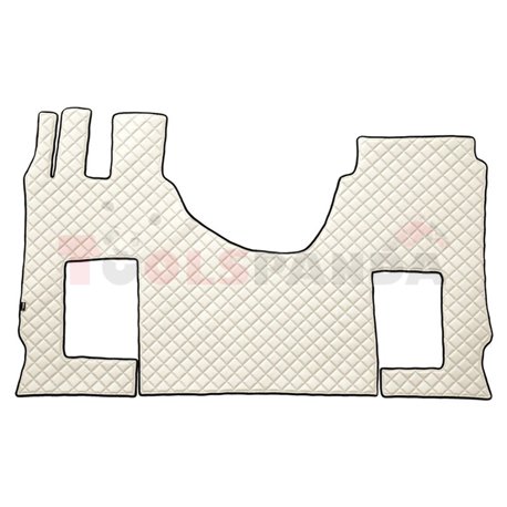 Floor mat F-CORE MERCEDES, on the whole floor, ECO-LEATHER, quantity per set 1 szt. (material - eco-leather, colour - champagne,