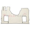 Floor mat F-CORE MERCEDES, on the whole floor, ECO-LEATHER, quantity per set 1 szt. (material - eco-leather, colour - champagne,