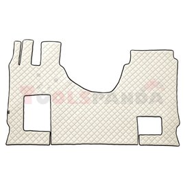 Floor mat F-CORE MERCEDES, on the whole floor, ECO-LEATHER, quantity per set 3 szt. (material - eco-leather, colour - champagne,