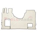 Floor mat F-CORE MERCEDES, on the whole floor, ECO-LEATHER, quantity per set 3 szt. (material - eco-leather, colour - champagne,