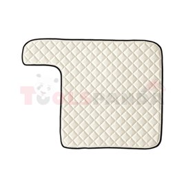 Floor mat F-CORE VOLVO, for central tunnel, ECO-LEATHER, quantity per set 1 szt. (material - eco-leather, colour - champagne, au