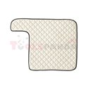 Floor mat F-CORE VOLVO, for central tunnel, ECO-LEATHER, quantity per set 1 szt. (material - eco-leather, colour - champagne, au