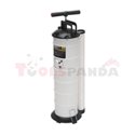 Oil extractor, tank capacity: 6,5L, manual draining (with set of probes)