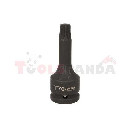 TOPTUL вложка отвертка ударова TORX 3/4" T70, дължина: 105мм