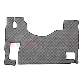 Floor mat F-CORE MERCEDES, on the whole floor, ECO-LEATHER, quantity per set 1 szt. (material - eco-leather, colour - red, Fixed