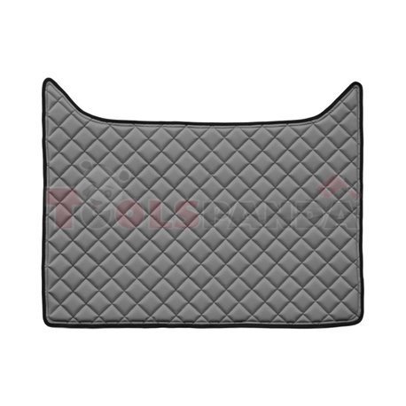 Floor mat F-CORE DAF, for central tunnel, ECO-LEATHER, quantity per set 1 szt. (material - eco-leather, colour - grey, automatic