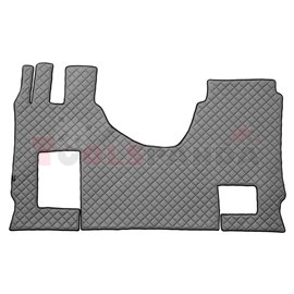 Floor mat F-CORE MERCEDES, on the whole floor, ECO-LEATHER, quantity per set 3 szt. (material - eco-leather, colour - grey, conv