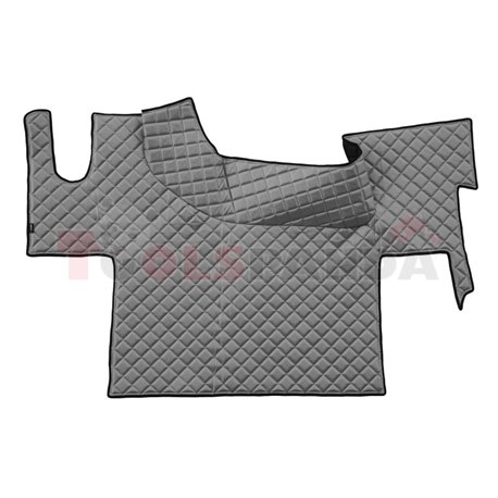 Floor mat F-CORE RENAULT, on the whole floor, ECO-LEATHER, quantity per set 1 szt. (material - eco-leather, colour - grey, flat 