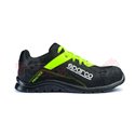 SPARCO Safety shoes model: PRACTICE, size: 44, safety category: S1P, SRC, material: microfibre/net, colour: black/green, shoe no