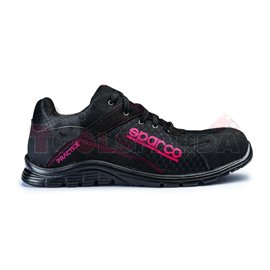 SPARCO Safety shoes model: PRACTICE, size: 42, safety category: S1P, SRC, material: microfibre/net, colour: black, shoe nose: co