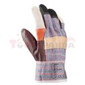 12 pairs, Protective gloves, leather, size: uniwersalny / XL, intended use: for maintenance-cleaning works, 2121 EN 388 Kategori