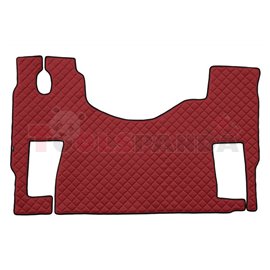 Floor mat F-CORE MERCEDES, on the whole floor, ECO-LEATHER, quantity per set 1 szt. (material - eco-leather, colour - red, flat 