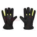 1 чифт, Защитни ръкавици, материал / кожа, цвят: черен / жълт, промишленост: автомобилна транспорт, предназначение: за работа в 