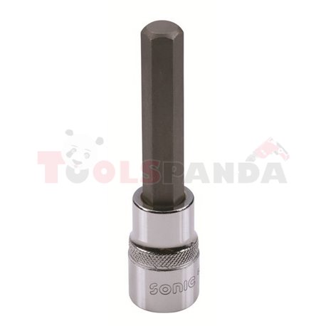 Бит вложка: размер на гнездо: 1/2", профил: шестостен HEX, метричен размер: 12 mm, тип насадка: дълъг,