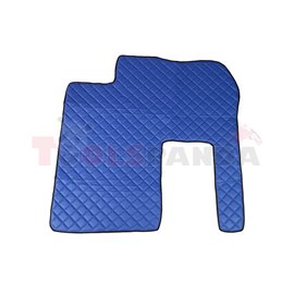 Floor mat F-CORE RENAULT, quantity per set 1 szt. (material - eco-leather, colour - blue)