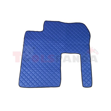 Floor mat F-CORE RENAULT, quantity per set 1 szt. (material - eco-leather, colour - blue)