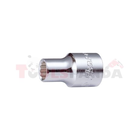 Socket 12-point 3/8", profile 12PT, metric size: 8mm, socket type: short, length 28mm