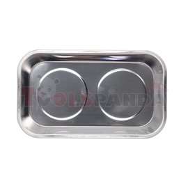 Magnetic bowl (length: 240mm, width: 140mm, depth: 45mm, metal) - double magnet | MAMMOOTH