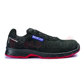 SPARCO Safety shoes model: CHALLENGE, size: 44, safety category: S1P, SRC, material: leather/suede, colour: black, shoe nose: co