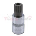 Бит вложка: размер на гнездо: 1/2", профил: SPLINE / XZN, размер на шлици 2: M16,