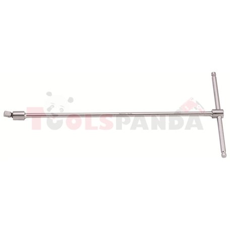 Handle 3/8", profile: swivel / T-type, length: 450mm