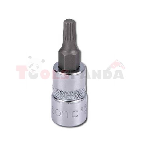 Bit 1/4", profile SPLINE / XZN M4, socket type: short, length 37mm, bihexagonal