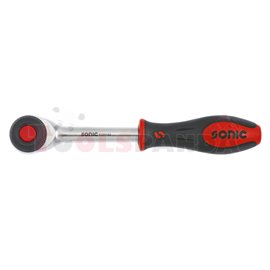 Ratchet handle 3/8", number of teeth: 52, length 232 mm (rotatable handle 360⁰)