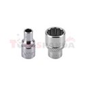 Socket 12-point 1/4", metric size: 5,5mm, socket type: short, length 25mm