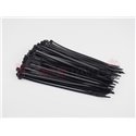 Plastic cable tie 100pcs, type: cable tie, colour: black, length 370mm, width 8mm, max. diameter 100mm