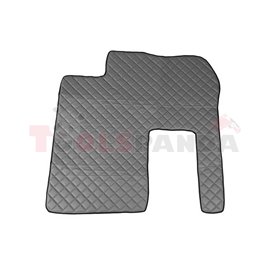 Floor mat F-CORE RENAULT, quantity per set 1 szt. (material - eco-leather, colour - grey)