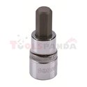 Бит вложка: размер на гнездо: 1/2", профил: шестостен HEX, метричен размер: 12 mm,