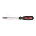 Screwdriver HEX, metric size: 4 mm, length: 125 mm, total length: 235 mm