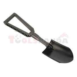 Folding shovel (length590mm, width125mm), 240mm after folding metal