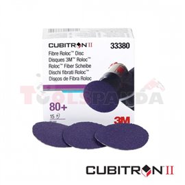 Abrasive disc Cubitron II, fibre, P80, diameter: 50mm, 15pcs,