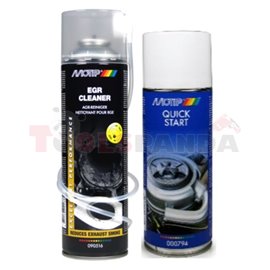 MOTIP Cleaner 0,5L spray, application: EGR, intake system, turbocharger Quick Start included