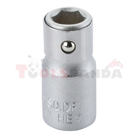 Bit holder with handle, socket: 1/4", pin size (inch): 1/4", length: 25 mm
