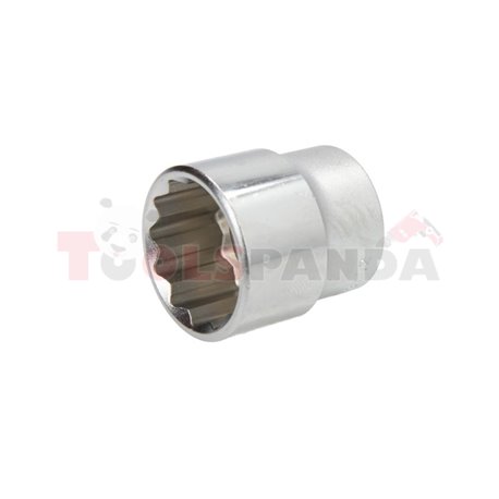 Socket 12-point 3/8", profile 12PT, metric size: 22mm, socket type: short, length 32mm