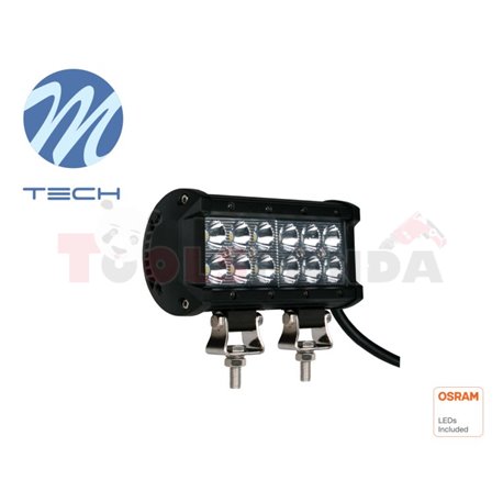 Working lamp, Osram Opto Semiconductors LED, number of diodes: 12, power max: 36W, voltage: 12/24/30V, Osram LED Inside, waterpr