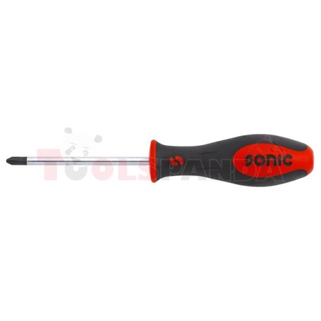 Screwdriver (star screwdriver) Phillips, character size: PH2, length: 100 mm, total length: 215 mm