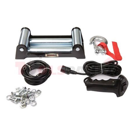 Off-road vehicle winch Maverick towing 5897kg 6,8HP, voltage 12V transmission 3-step planetary reduction 265:1 rope type: steel