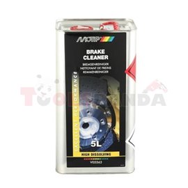 Brake cleaner, cleaning agent 5L canister, for cleaning and degreasing surfaces of braking systems, clutches and metal elements