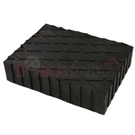 Rubber pad, for lift drive-ons, quantity: 1 pcs, type: rectangle, for lift (Manufacturer): EVERT