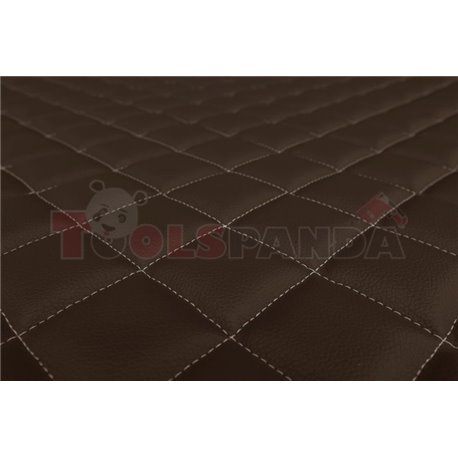 Floor mat F-CORE VOLVO, for central tunnel, ECO-LEATHER, quantity per set 1 szt. (material - eco-leather, colour - brown, manual