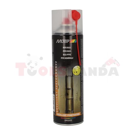 GP grease 500ml spray, application: door limiter, drawer slides, hinges, metal parts, great adhesion, (PL) z dodatkiem teflonu (