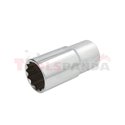 Socket 12-point 3/8", profile 12PT, metric size: 22mm, socket type: long, length 63mm