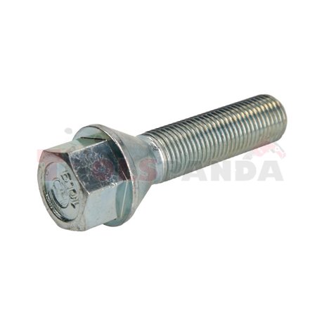 Wheel bolt front/rear (M12x1,25mm, thread length 40mm, (PL) UWAGA: KLUCZ 17)