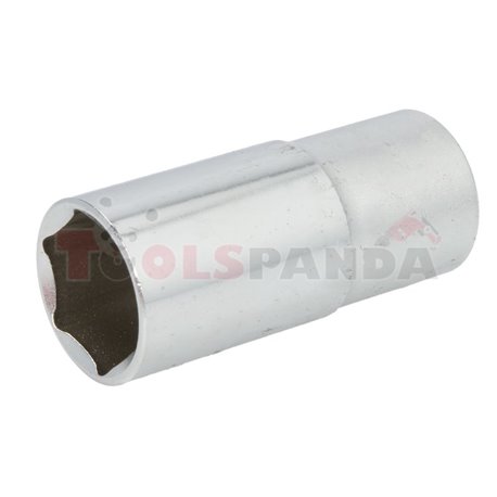 Socket 6-point 3/8", profile Hexagonal, metric size: 21mm, socket type: long, length 63mm