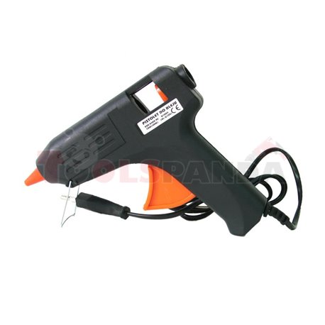 Hot glue gun, housing: plastic, colour: black 220-240V 11mm