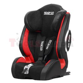 Детска седалка, модел: F1000K PREMIUM, сертификат: ECE R44/04, за деца с тегло: 9-36 kg, цвят: червен/черен, материал: пластмаса